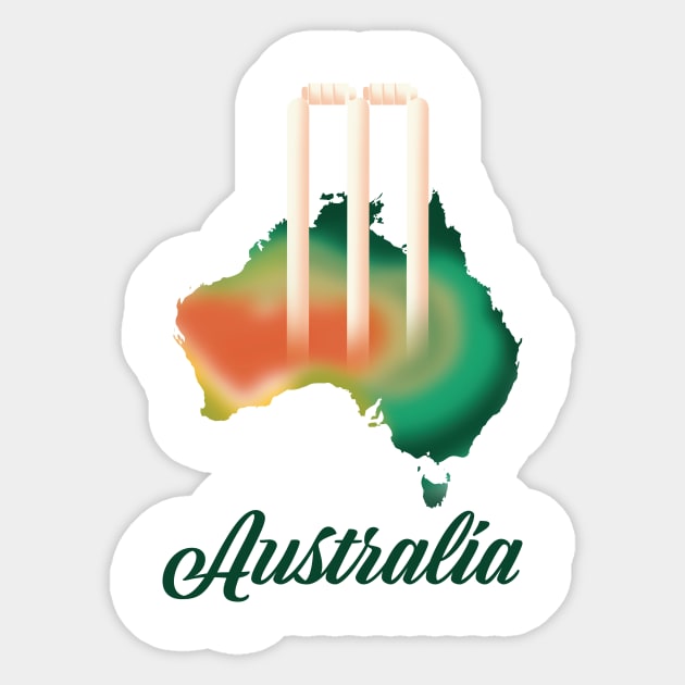 Australia Cricket Sticker by nickemporium1